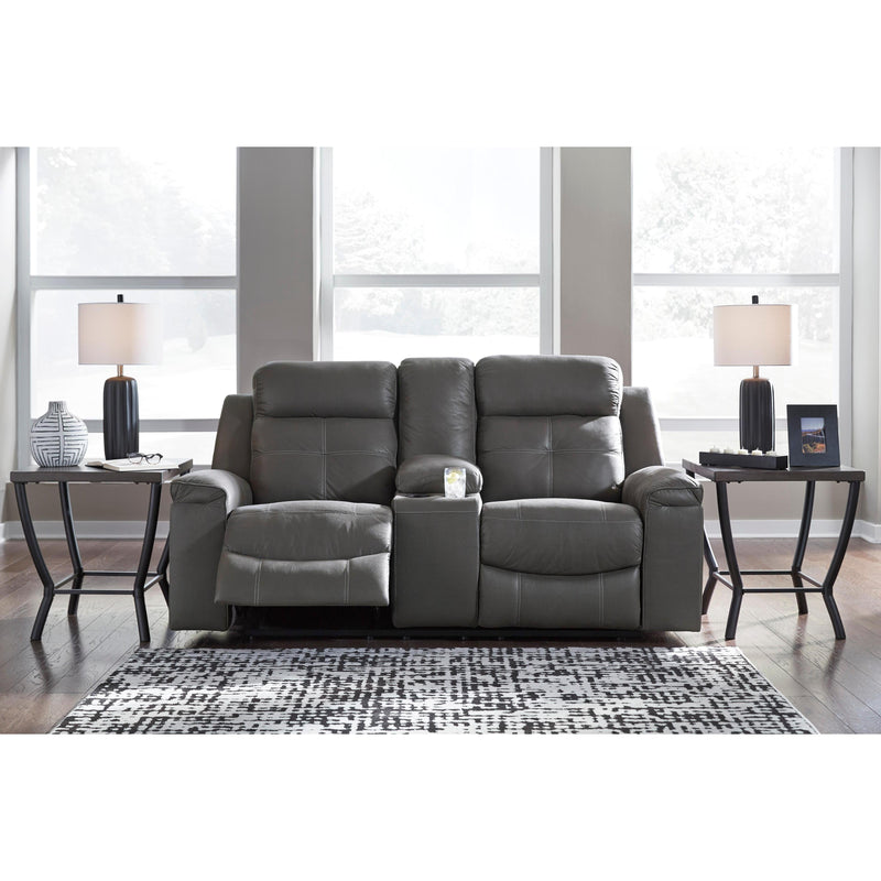 Signature Design by Ashley Jesolo 86705U1 2 pc Reclining Living Room Set IMAGE 4