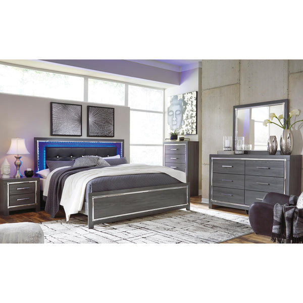 Signature Design by Ashley Lodanna B214B19 6 pc King Panel Bedroom Set IMAGE 1