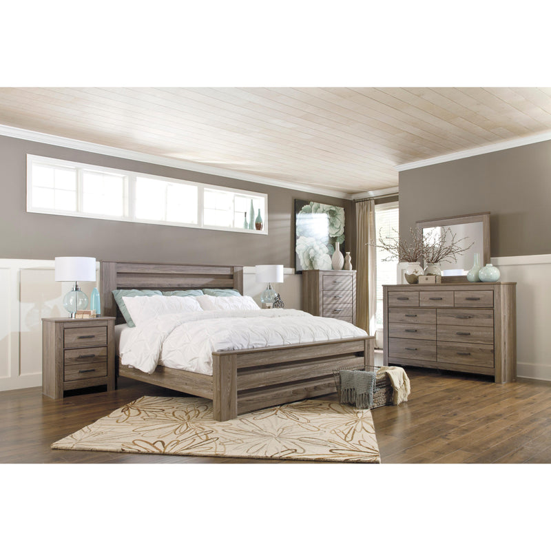 Signature Design by Ashley Zelen B248 7 pc King Poster Bedroom Set IMAGE 1