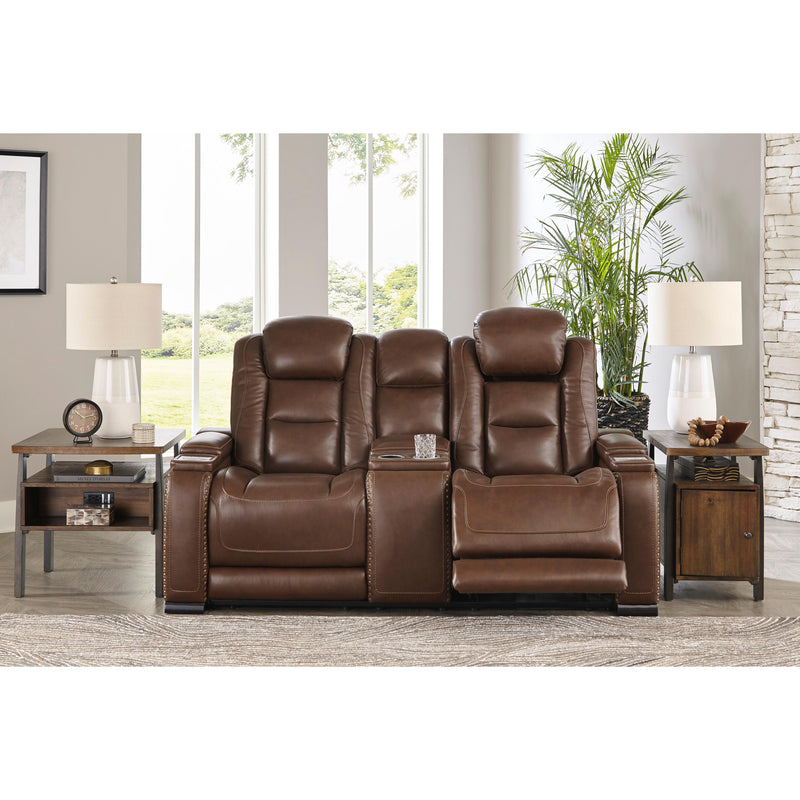 Signature Design by Ashley The Man-Den U85306U1 2 pc Power Reclining Living Room Set IMAGE 6