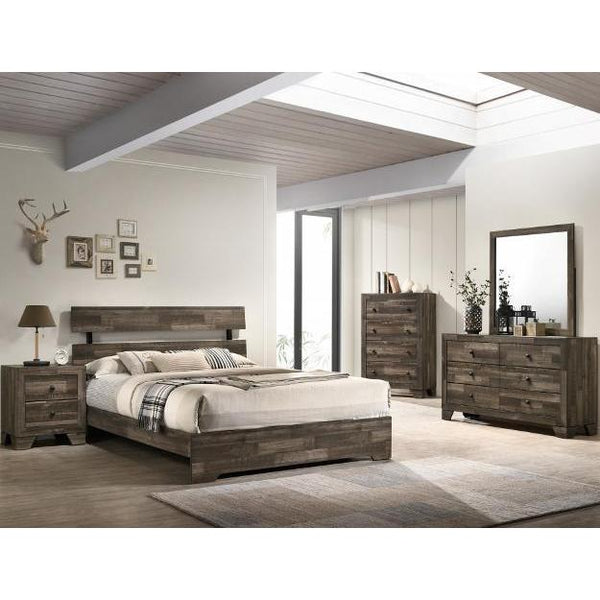 Crown Mark Atticus B6980 7 pc Twin Panel Bedroom Set IMAGE 1