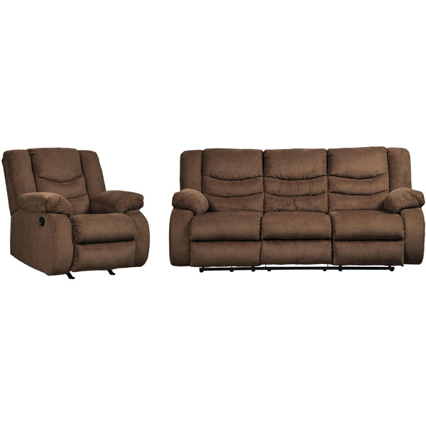 Signature Design by Ashley Tulen 98605U2 2 pc Reclining Living Room Set IMAGE 1