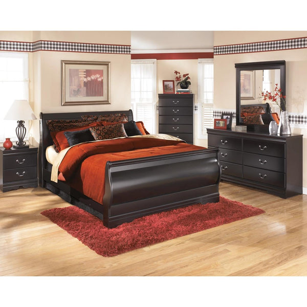 Signature Design by Ashley Huey Vineyard B128B16 6 pc Queen Sleigh Bedroom Set IMAGE 1