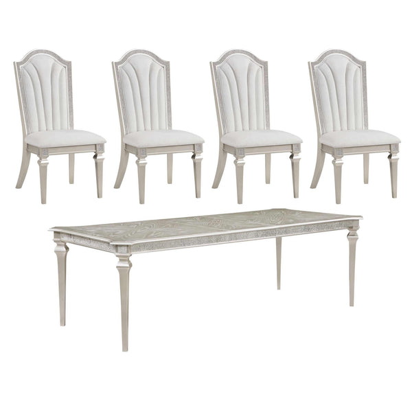 Coaster Furniture Evangeline 107551 5 pc Dining Set IMAGE 1