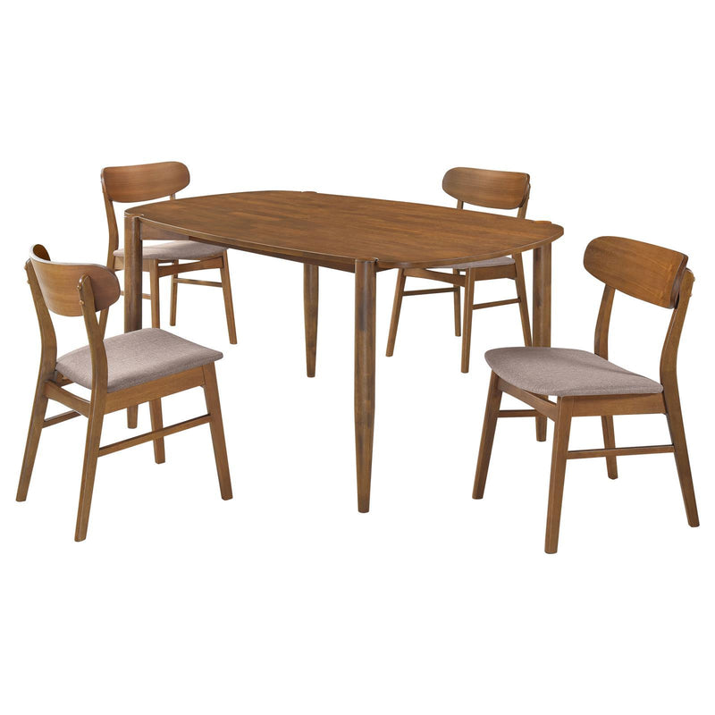 Coaster Furniture Dortch 108461-S5 5 pc Dining Set IMAGE 2