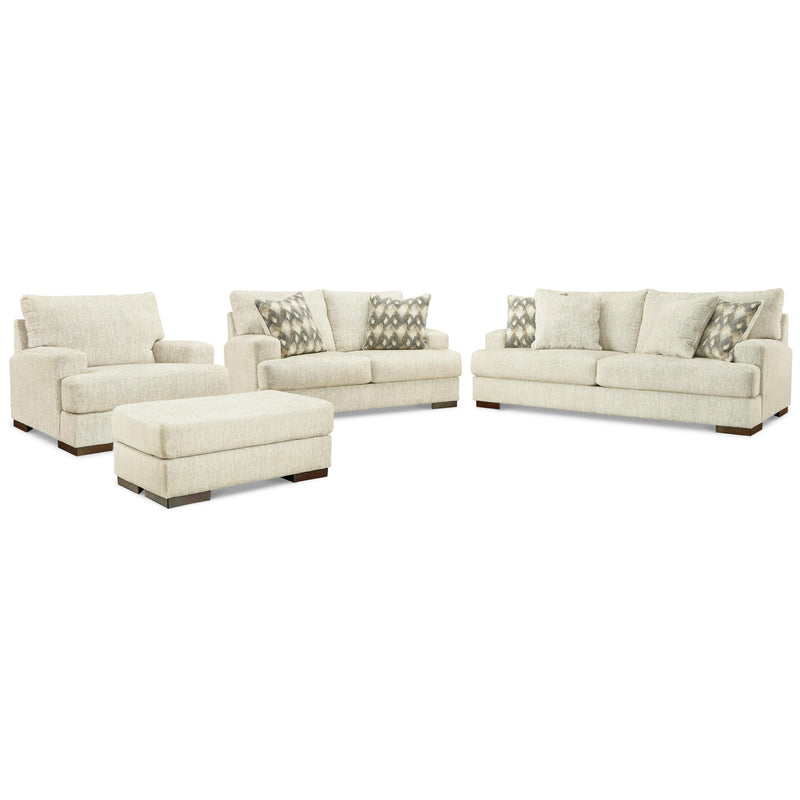 Signature Design by Ashley Caretti 12303U4 4 pc Sofa, Loveseat, Oversized Chair and Ottoman Set IMAGE 1