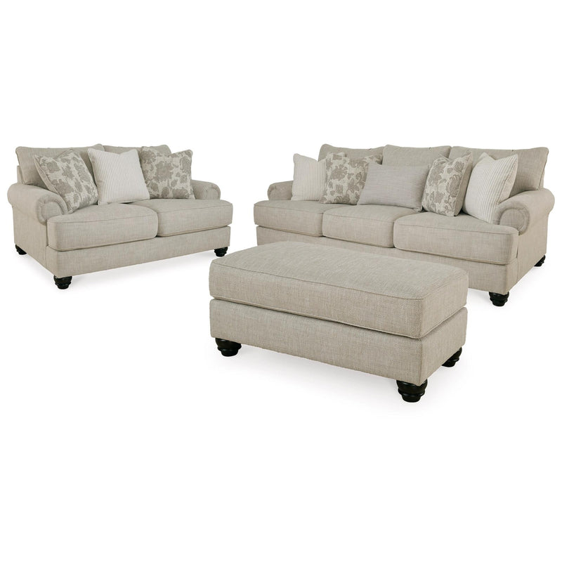 Benchcraft Asanti 13201U1 3 pc Sofa, Loveseat and Ottoman Set IMAGE 1