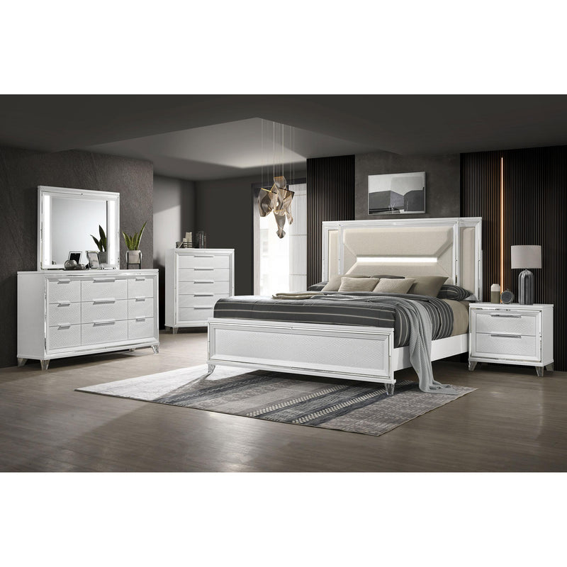 Coaster Furniture Marmore 224961Q-S4 6-piece Queen Panel Bedroom Set IMAGE 1