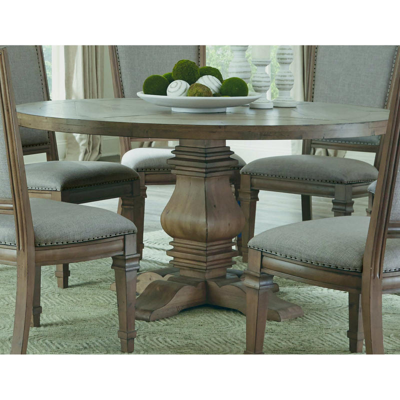Coaster Furniture Round Florence Dining Table with Pedestal Base 180200 IMAGE 2