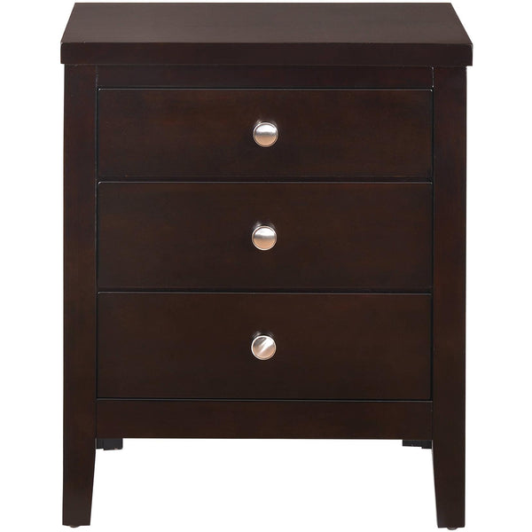 Elements International Lawrence 3-Drawer Nightstand LW100NS IMAGE 1