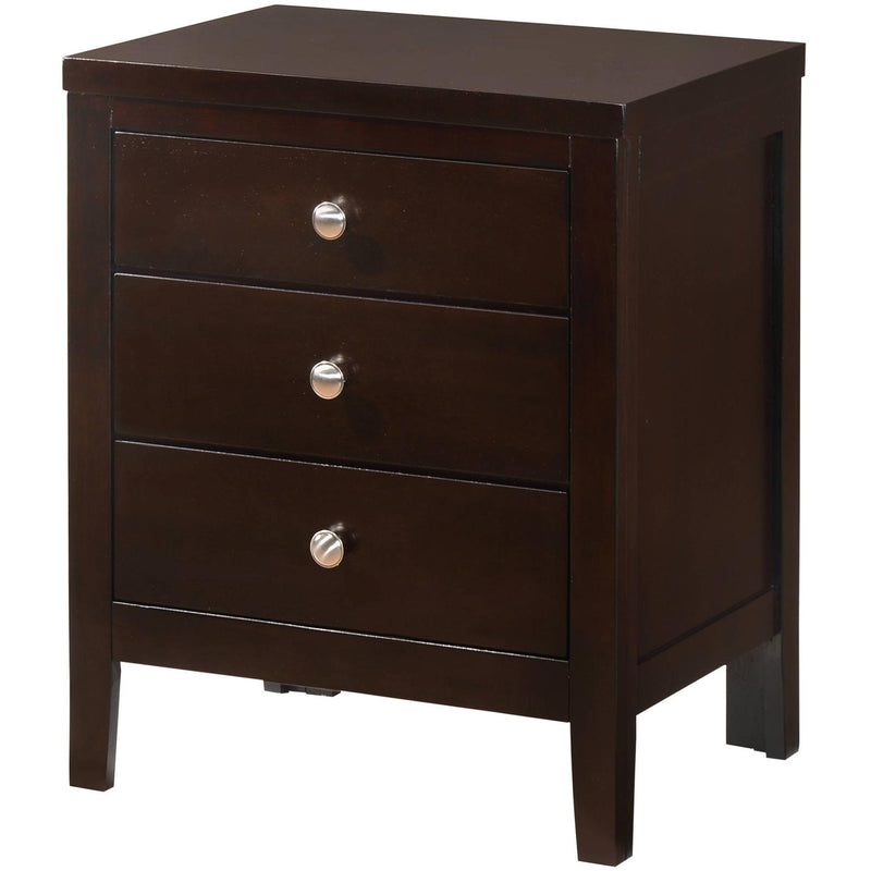 Elements International Lawrence 3-Drawer Nightstand LW100NS IMAGE 2