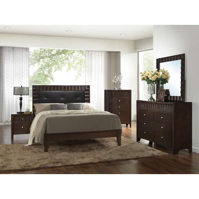 Crown Mark Nadine Queen Bed B4900-Q-HBFB/B4900-KQ-RAIL IMAGE 2