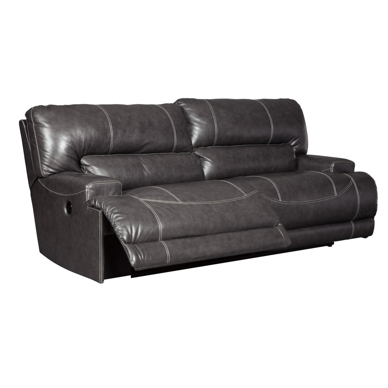 Signature Design by Ashley McCaskill Power Reclining Leather Match Sofa U6090047 IMAGE 2