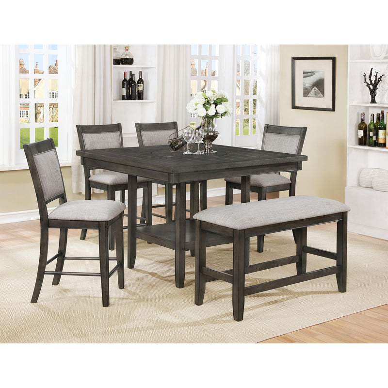 Crown Mark Square Fulton Counter Height Dining Table 2727GY-T-4848 IMAGE 2