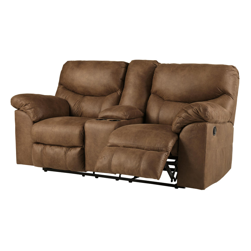 Signature Design by Ashley Boxberg Reclining Leather Look Loveseat 3380294 IMAGE 2