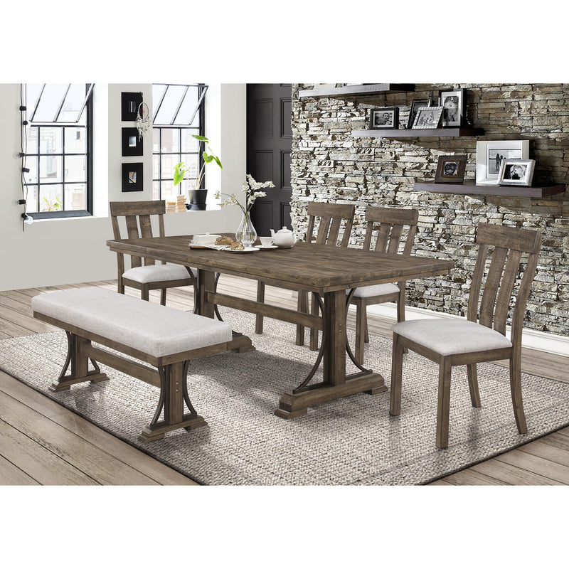 Crown Mark Quincy Dining Table with Trestle Base 2131T-4079 IMAGE 5