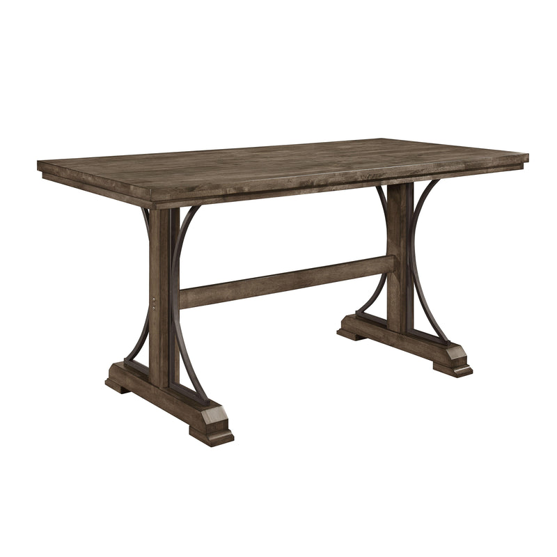 Crown Mark Quincy Counter Height Dining Table with Trestle Base 2831T-3671-TOP/2831T-3671-BASE IMAGE 2