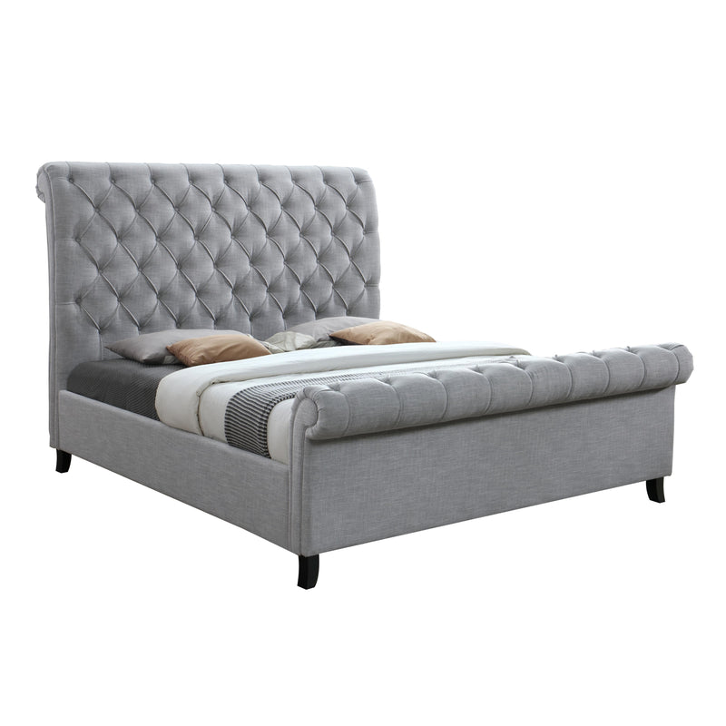 Crown Mark Kate Queen Upholstered Sleigh Bed 5103-Q-HB/5103-Q-FB/5103-KQ-RAIL IMAGE 3