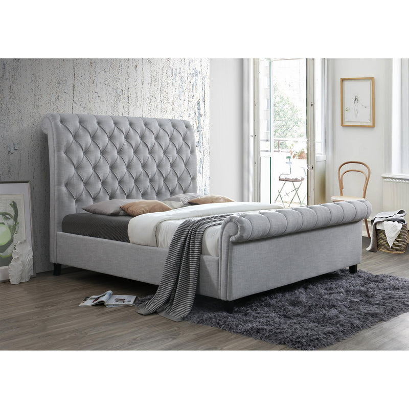Crown Mark Kate Queen Upholstered Sleigh Bed 5103-Q-HB/5103-Q-FB/5103-KQ-RAIL IMAGE 5