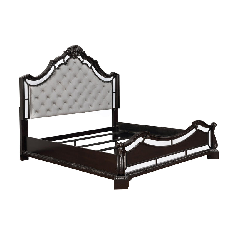 Crown Mark Bankston Queen Upholstered Panel Bed B1660-Q-HB/B1660-Q-FB/B1660-KQ-RAIL IMAGE 3