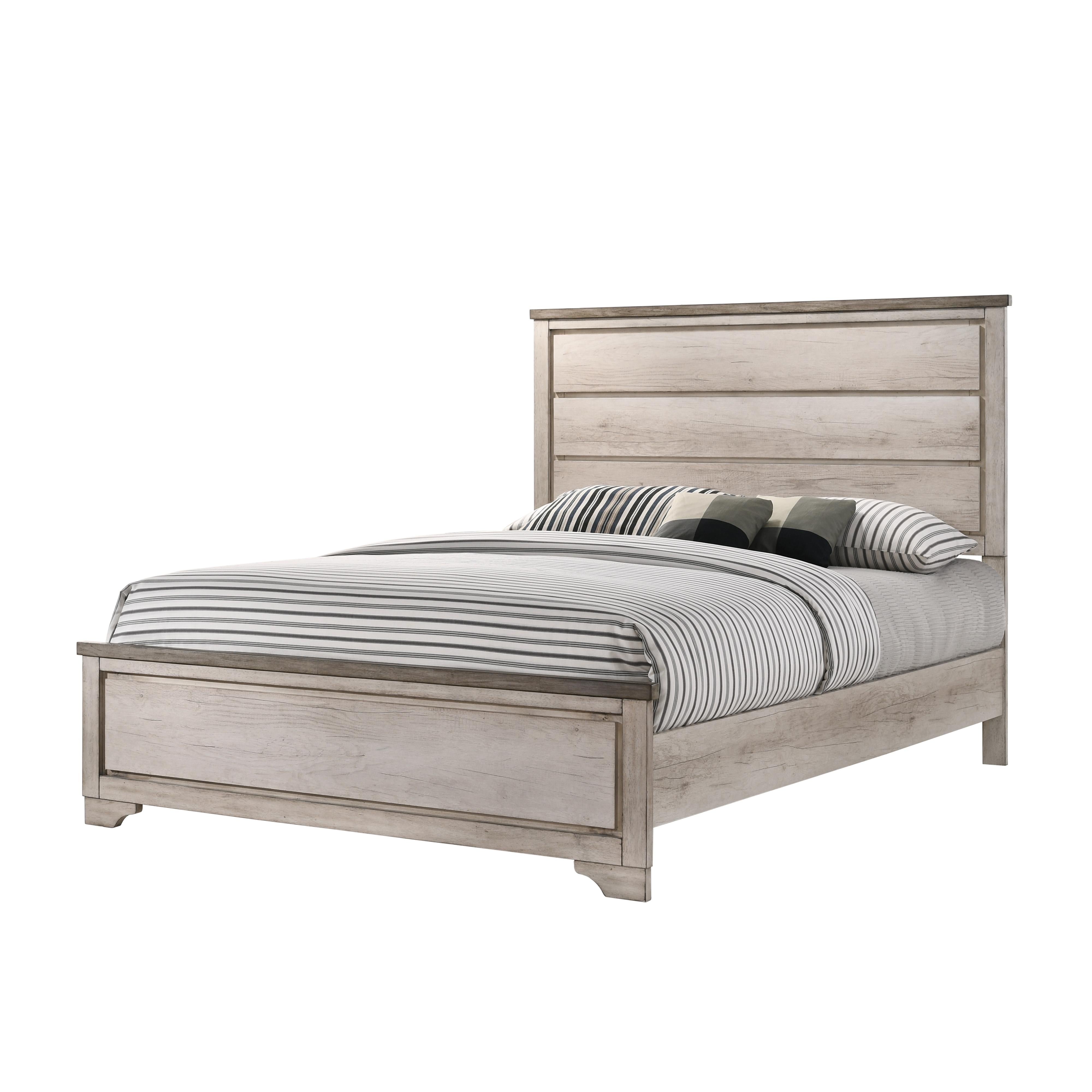 Crown Mark Patterson King Panel Bed B3050-K-HBFB/B3050-KQ-RAIL