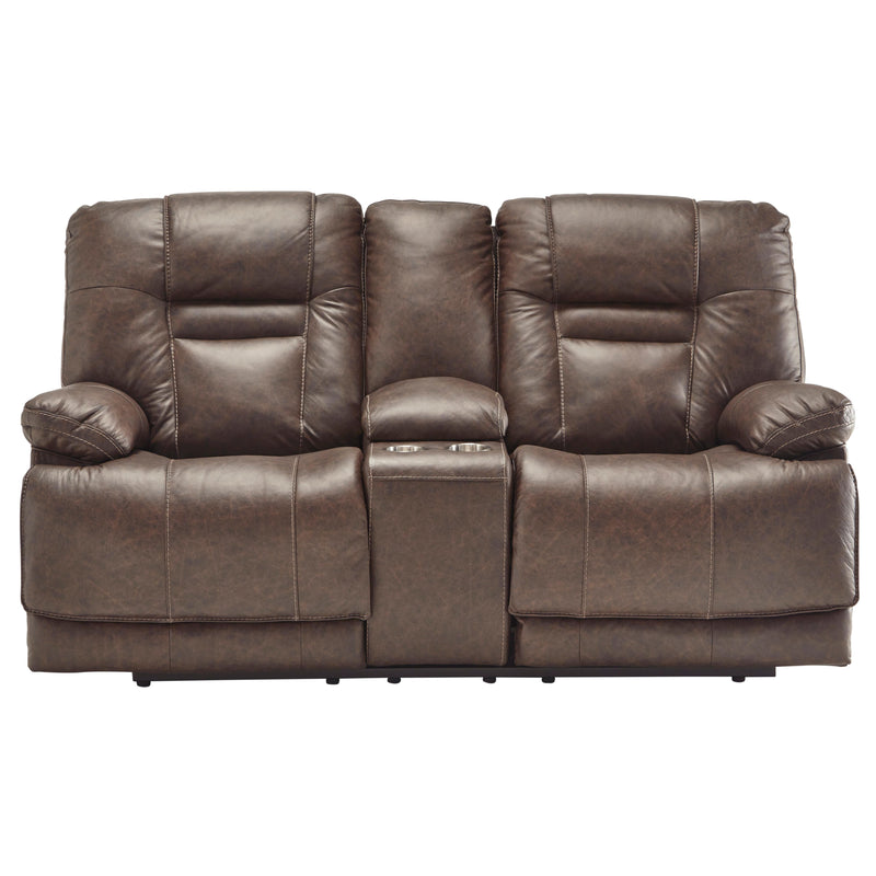 Signature Design by Ashley Wurstrow Power Reclining Leather Match Loveseat U5460318 IMAGE 1