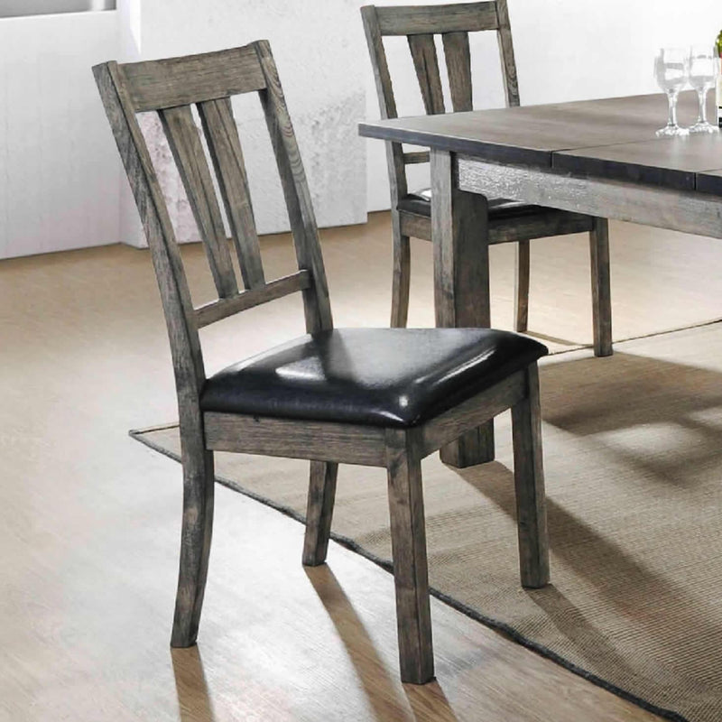 Elements International Nathan Dining Chair DNH100SCPVS IMAGE 2