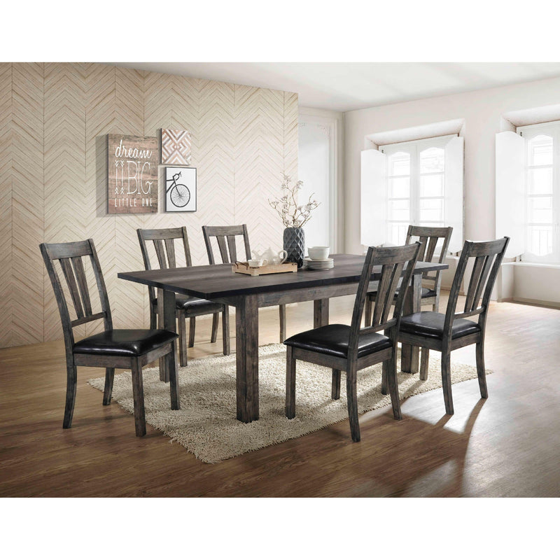 Elements International Nathan Dining Chair DNH100SCPVS IMAGE 4