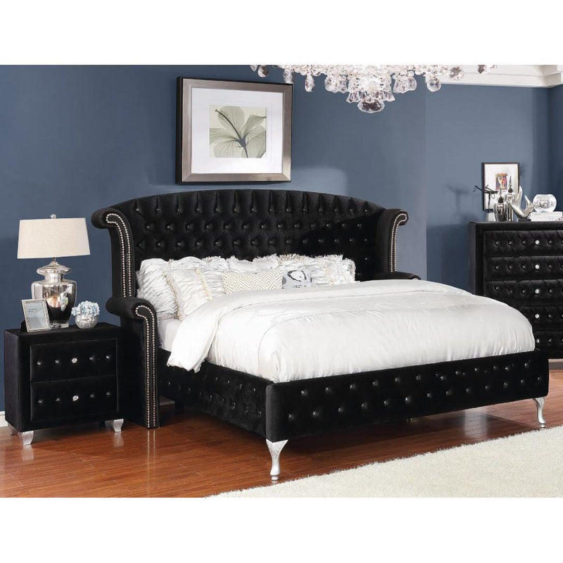 Coaster Furniture Deanna Queen Upholstered Platform Bed 206101Q IMAGE 5