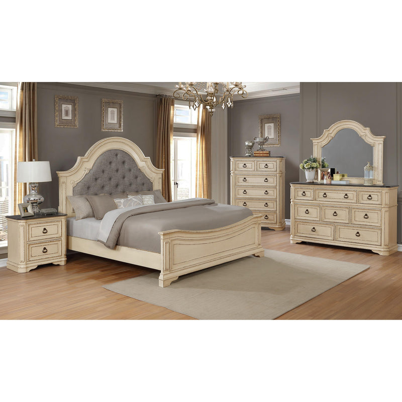 Crown Mark Mill Creek King Upholstered Panel Bed B1640-K-HB/B1640-K-FB/B1640-KQ-RAIL IMAGE 4