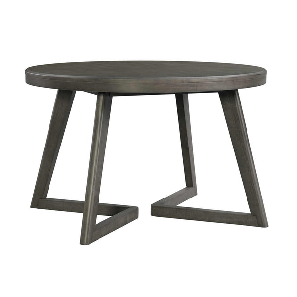 Elements International Round Cross Dining Table DCR500RDTE IMAGE 1