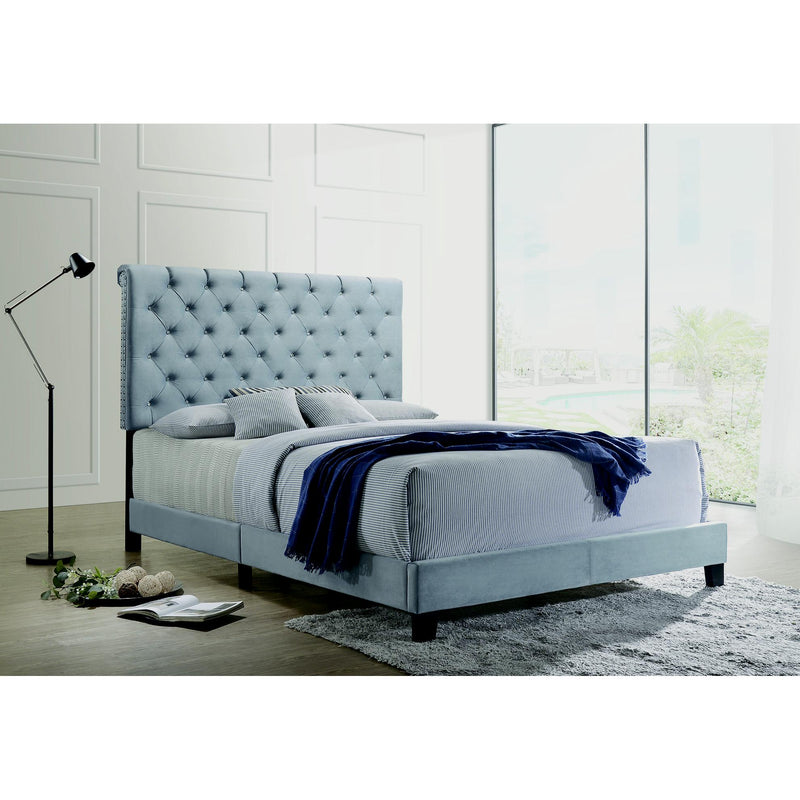 Coaster Furniture Warner King Upholstered Platform Bed 310041KE IMAGE 4