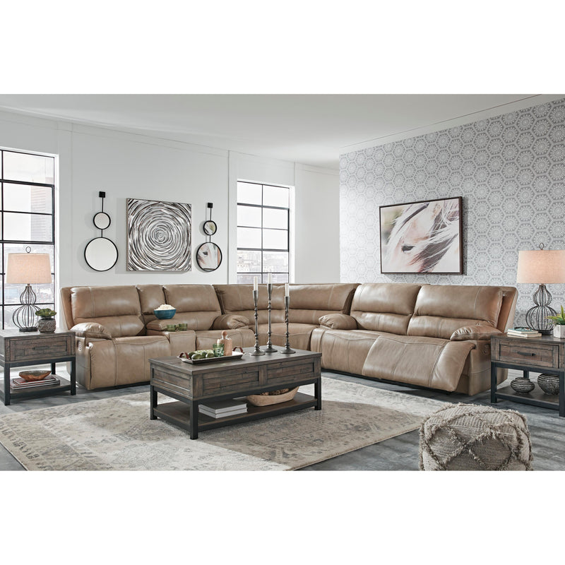 Signature Design by Ashley Ricmen Power Reclining Lether Match Sofa U4370247 IMAGE 12