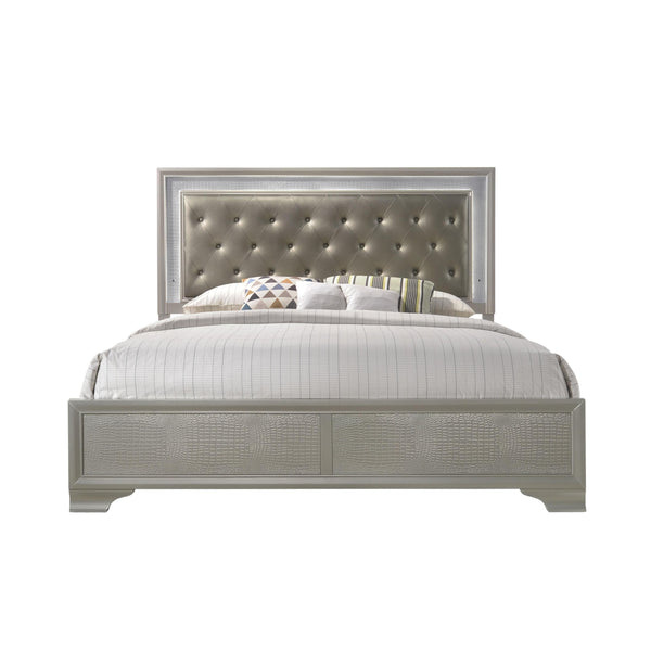 Crown Mark Lyssa California King Upholstered Bed B4300-K-HBFB/B4300-CK-RAIL IMAGE 1