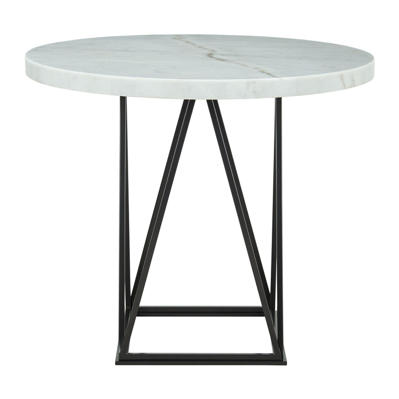 Elements International Round Riko Counter Height Dining Table with Pedestal Base CDRK152CDT IMAGE 1
