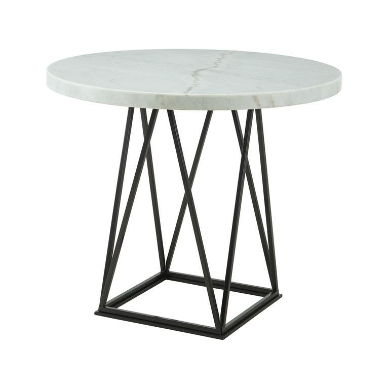 Elements International Round Riko Counter Height Dining Table with Pedestal Base CDRK152CDT IMAGE 2