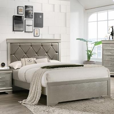 Crown Mark Amalia Full Upholstered Panel Bed B6910-F-HBFB/B6910-FT-RAIL IMAGE 1