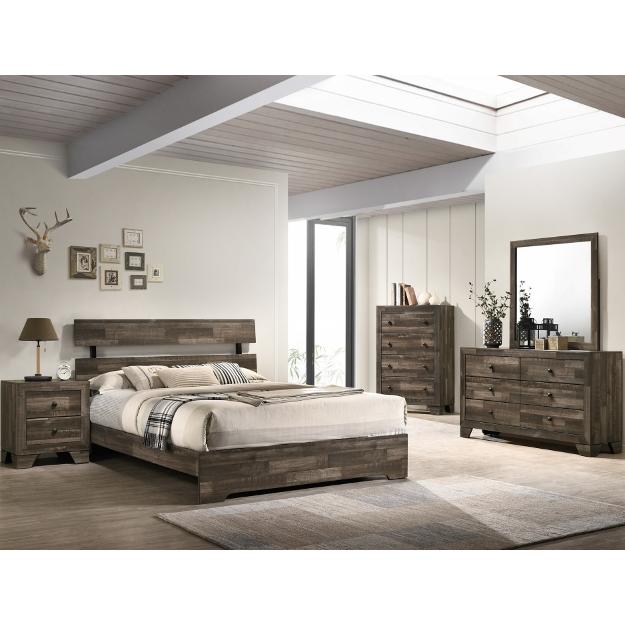 Crown Mark Atticus King Panel Bed B6980-K-BED IMAGE 2