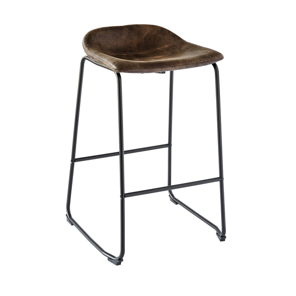 Elements International Cruz Pub Height Stool BCZ400BSE IMAGE 1