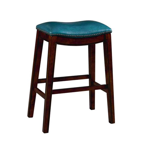 Elements International Fiesta Pub Height Stool LFS100BSTBL IMAGE 1