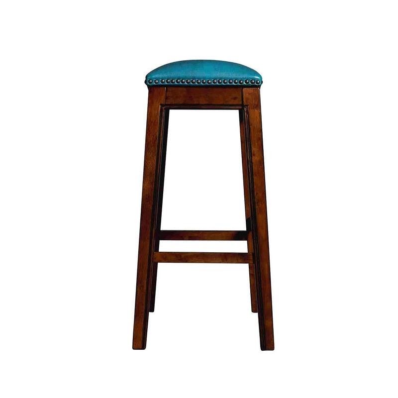 Elements International Fiesta Pub Height Stool LFS100BSTBL IMAGE 3