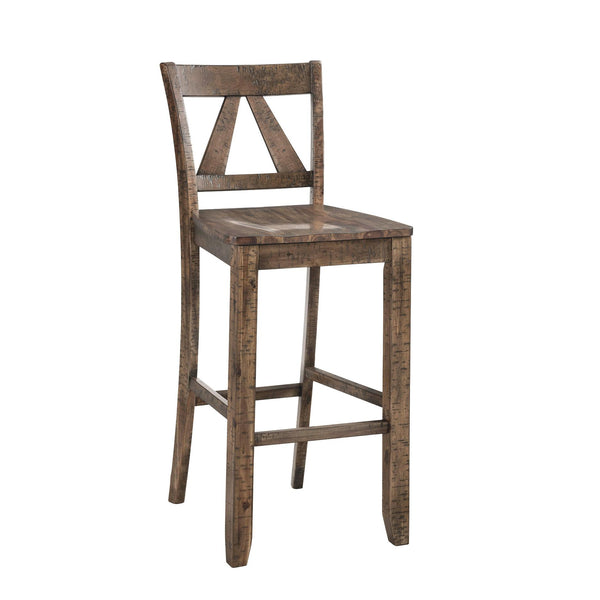 Elements International Finn Pub Height Stool DFN100BSBSBTWE IMAGE 1