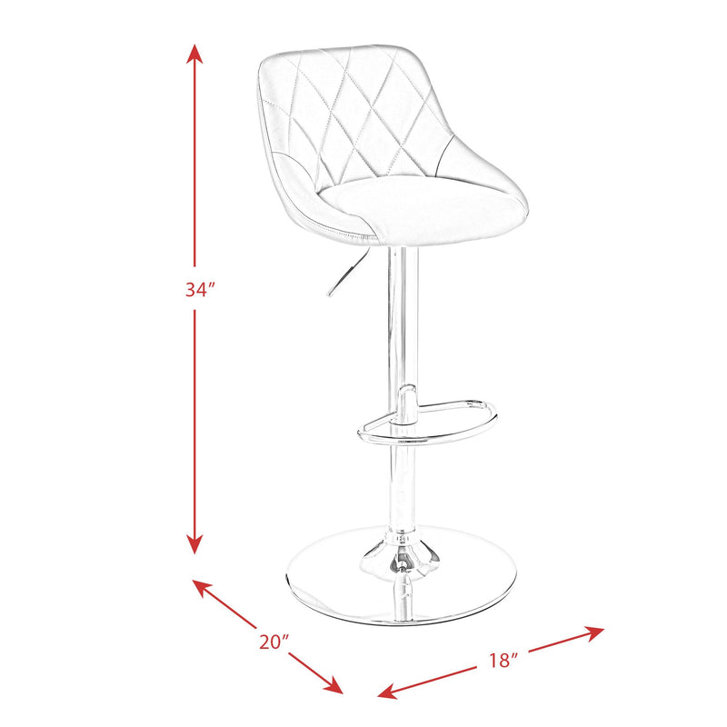 Elements International Melissa Adjustable Height Stool BMS800BSE IMAGE 11