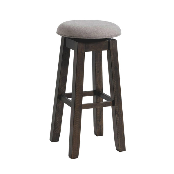 Elements International Morrison Pub Height Stool DMO100BSWSBTFE IMAGE 1