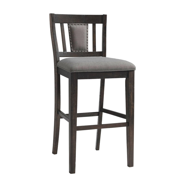 Elements International Morrison Pub Height Stool DMO100BSBTFE IMAGE 1