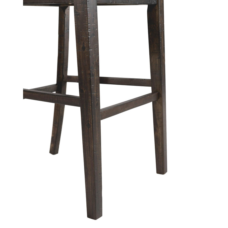 Elements International Morrison Pub Height Stool DMO100BSBTFE IMAGE 8