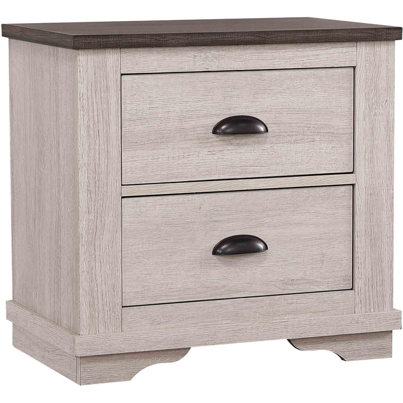 Crown Mark Coralee 2-Drawer Nightstand B8130-2 IMAGE 1