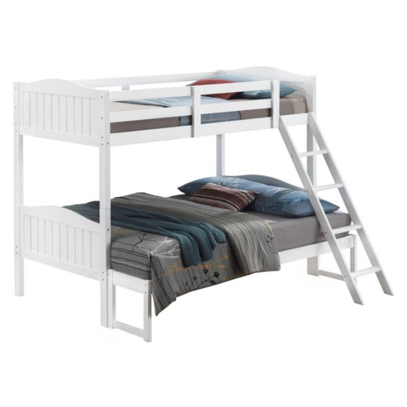 Coaster Furniture Littletown 405054WHT Twin over Full Bunk Bed IMAGE 3