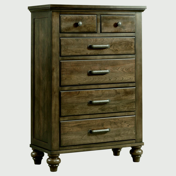 Elements International Chatham Gray 6-Drawer Chest CH600CH IMAGE 1