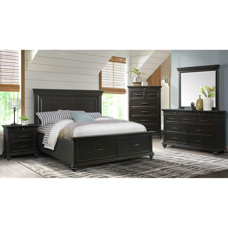 Elements International Slater King Platform Bed with Storage SR850KB IMAGE 9